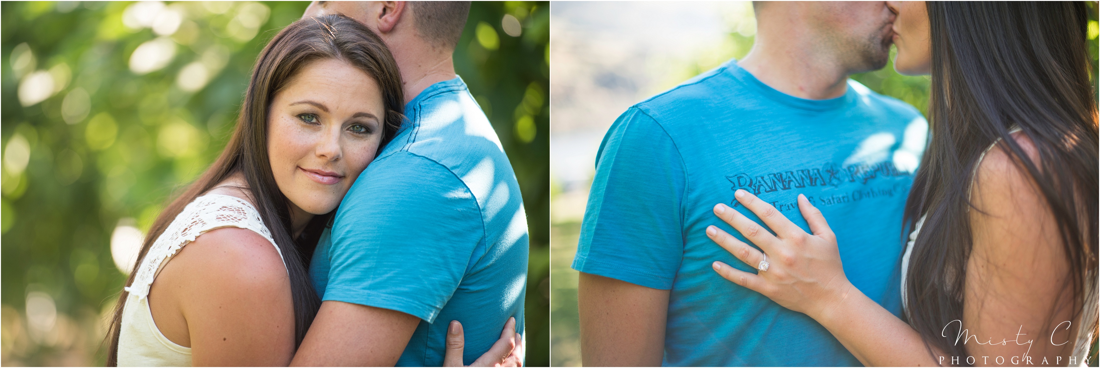 Mike&Amy Wenatchee Engagement Session_0002 Wenatchee Engagement Session Wenatchee WA Couple in orchard photo