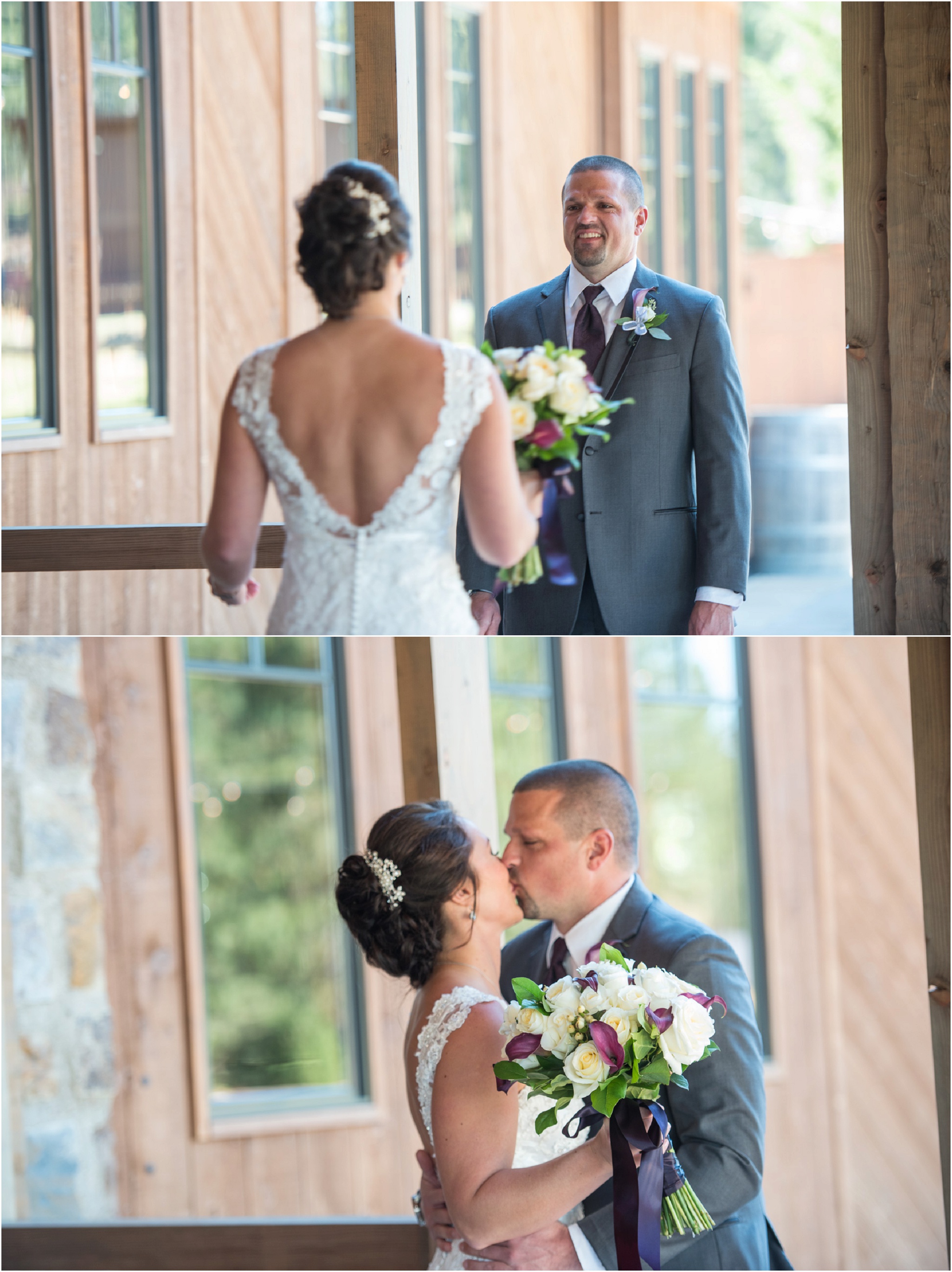 First Look at Swiftwater Cellars Wedding