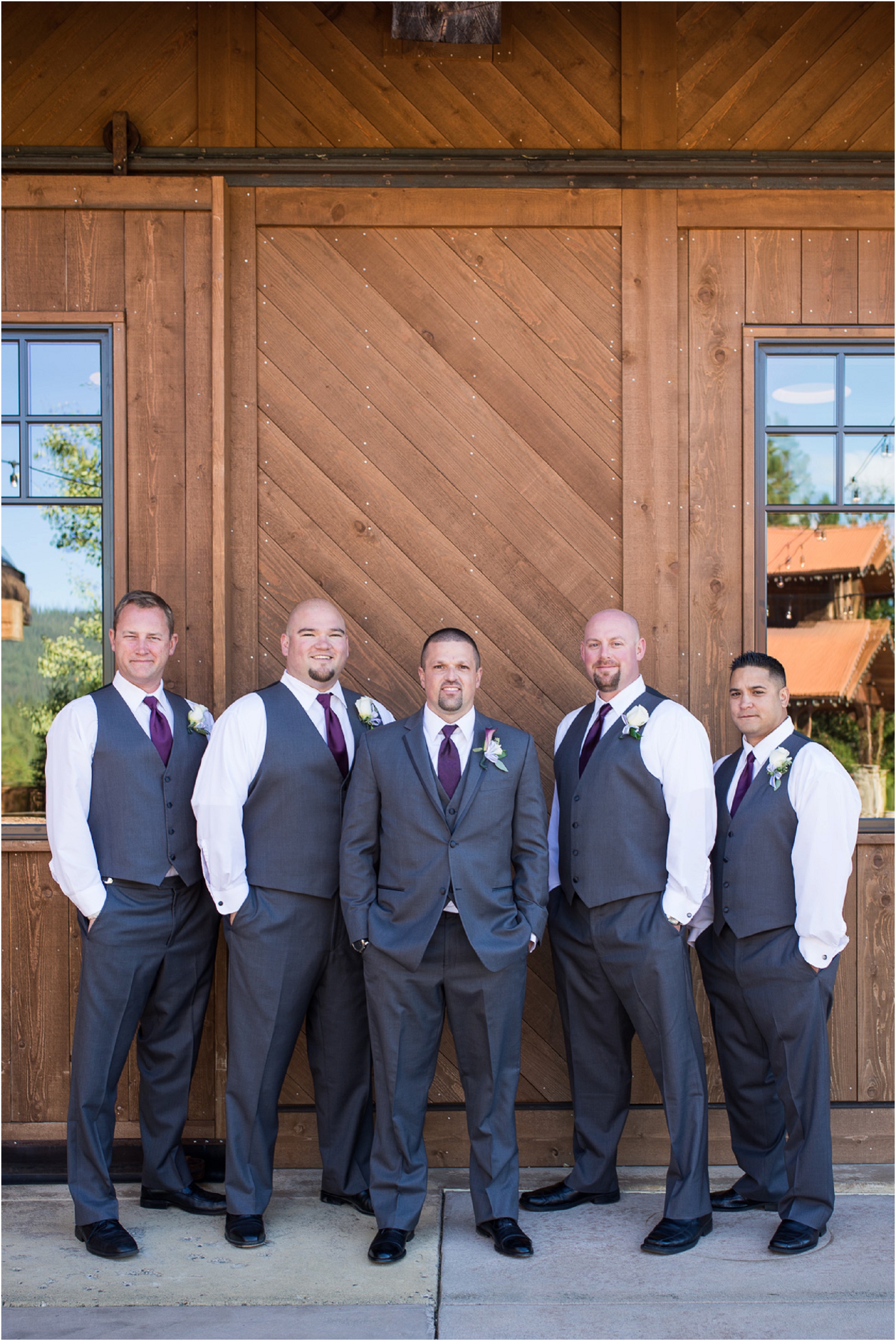 Bridal party at Swiftwater Cellars Wedding