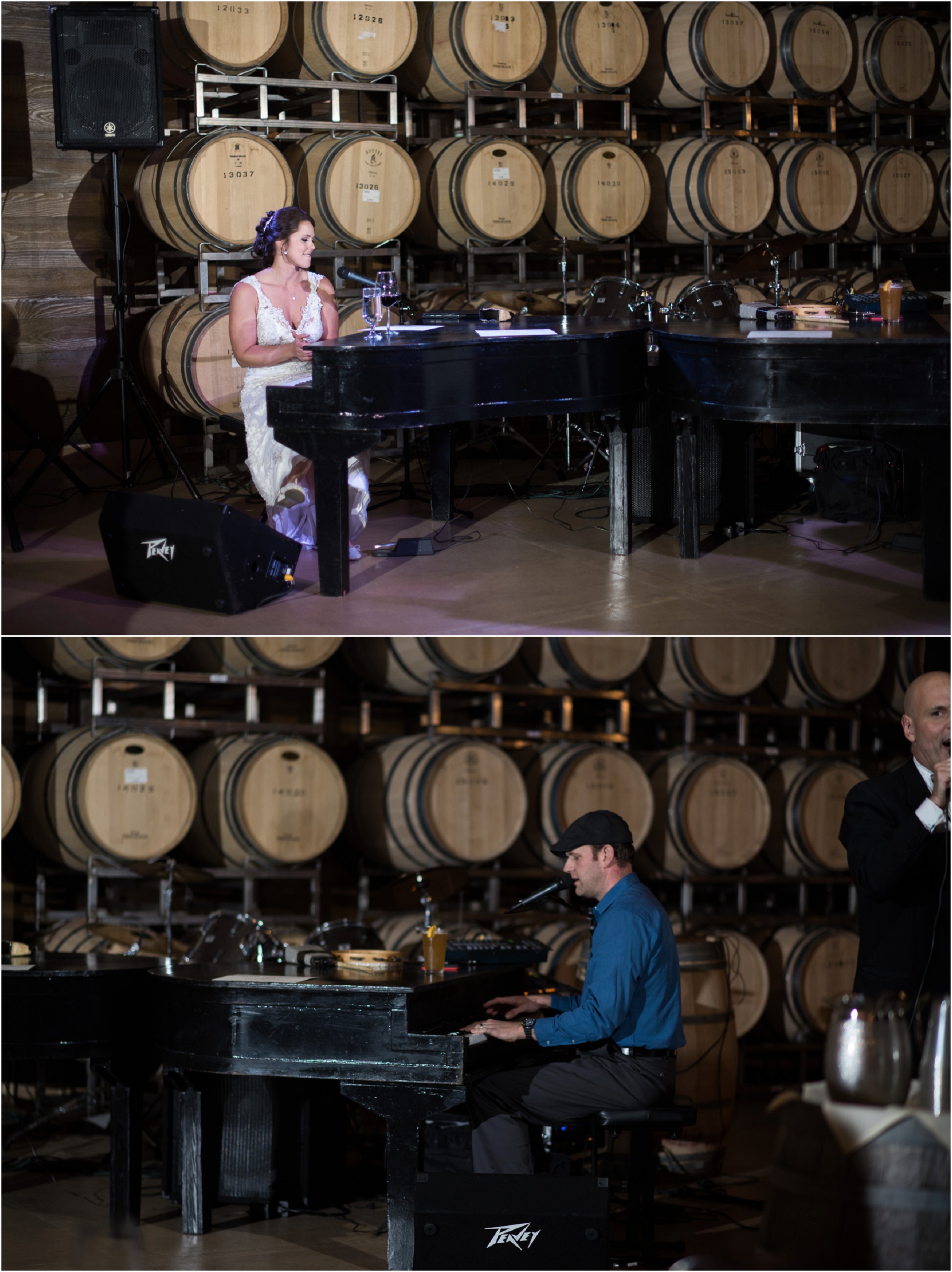 Dueling Pianos at Swiftwater Cellars Wedding