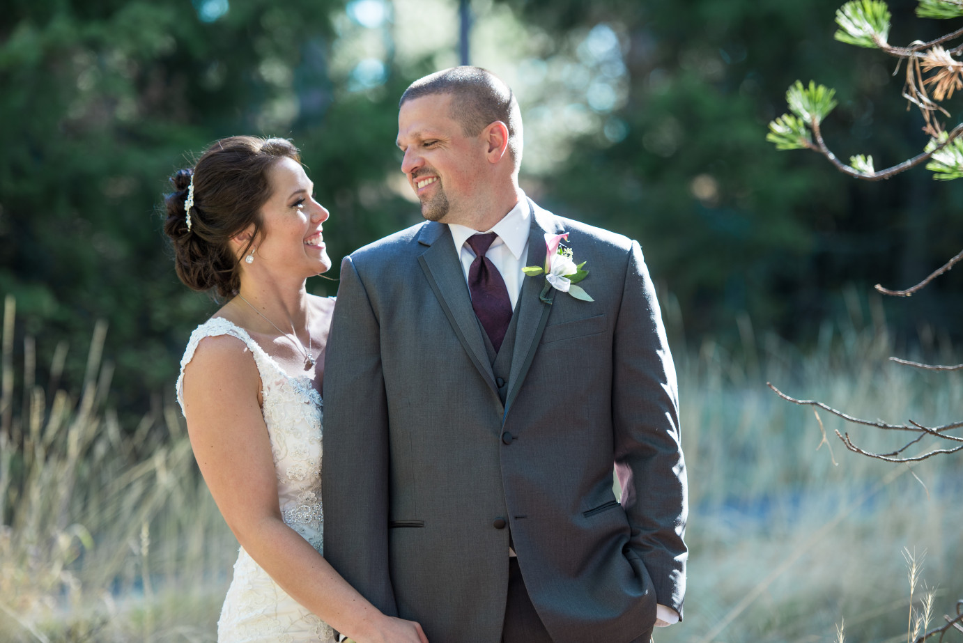 Favorite 2015 Wedding Moments Bride and groom formals photo