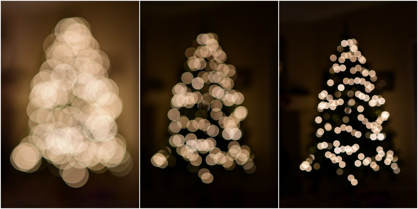 How to take beautiful photos of your christmas tree Christmas tree out of focus photo