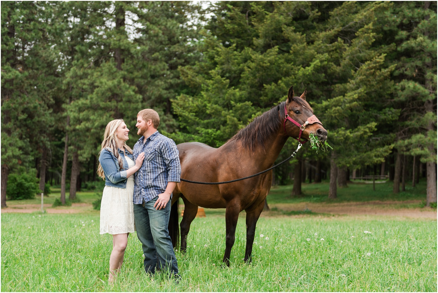Engagement shoot with horses Elk Haven Equestrian Center Engagement Session Cle Elum WA Adam and Jessica_0007