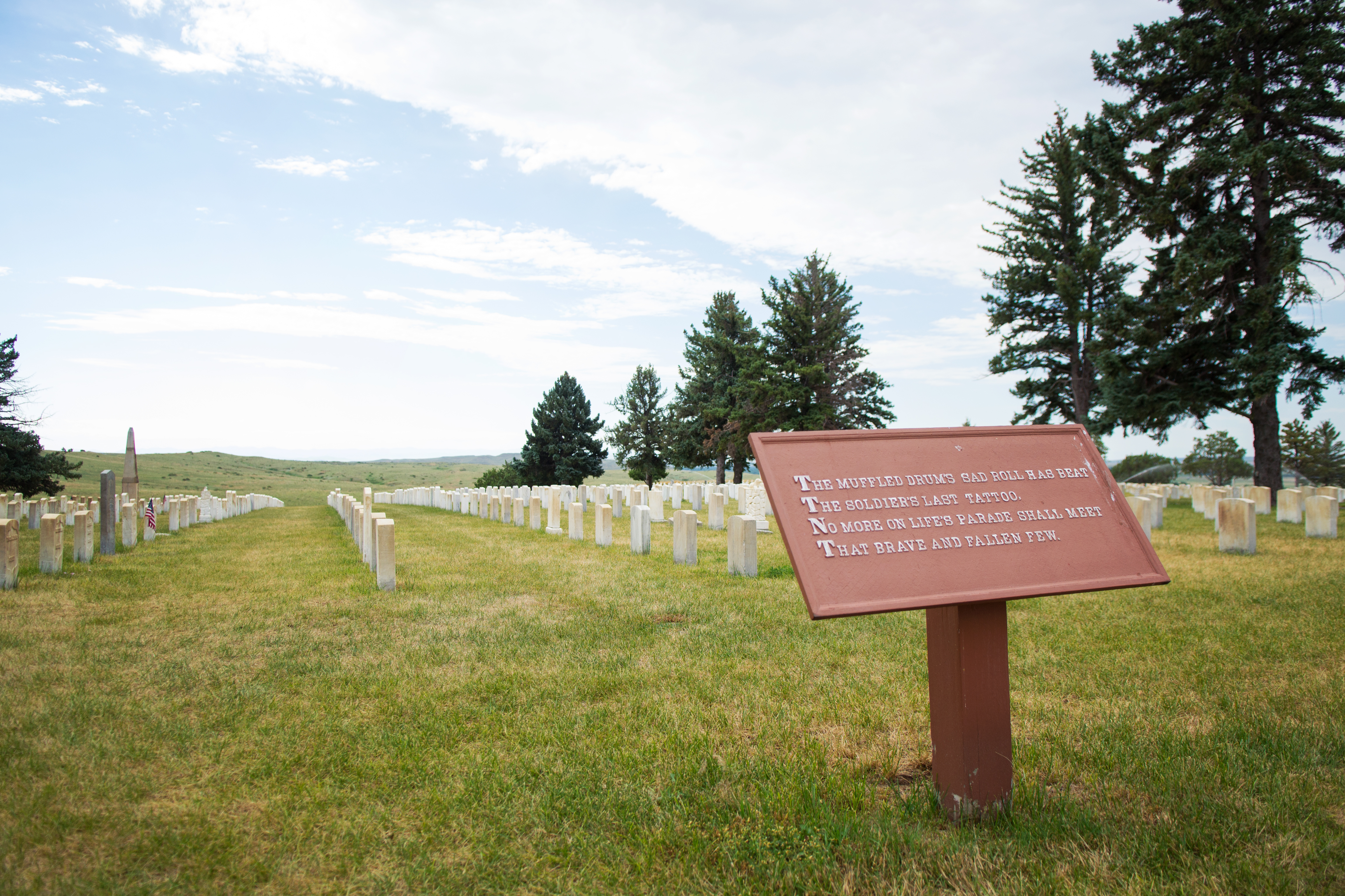 memorial day remembrance - cemetery at Little Bighorn