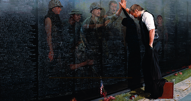memorial day remembrance - vietnam remembrance painting