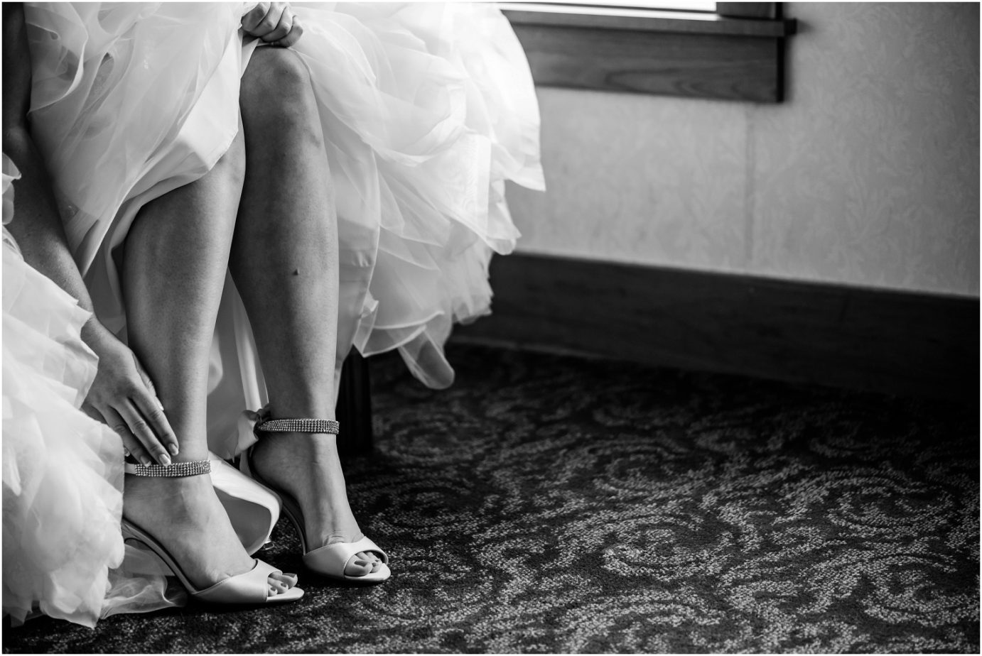 TPC Snowqualmie Ridge Wedding Christine and Josh_0001 Nina Bridal shoes Double Halo Diamond Ring Bridal prep Photo