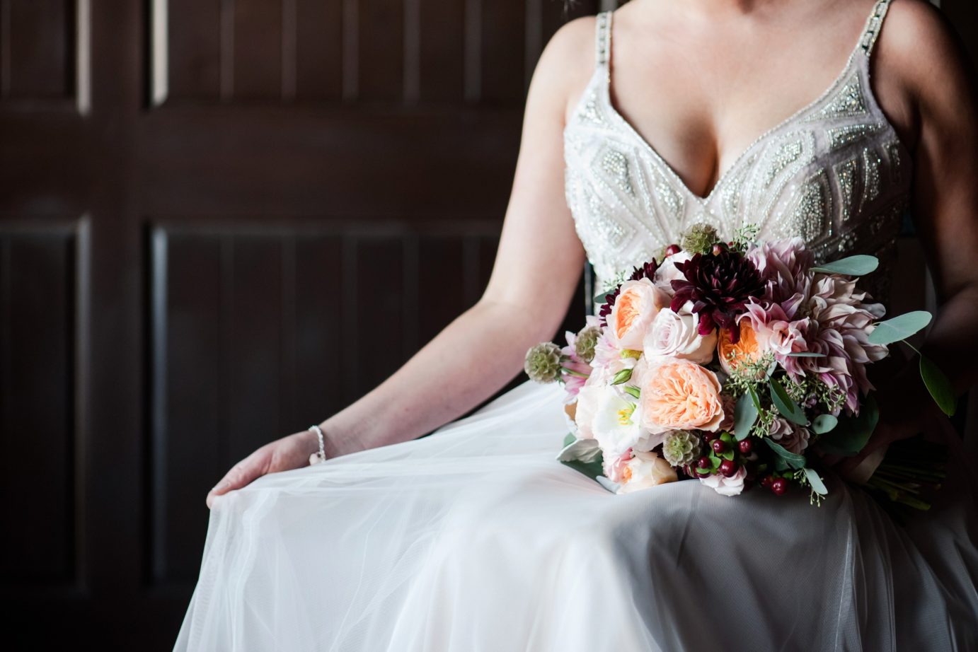 Tagaris Winery Wedding Roxanne Gown by Hayley Page Photo