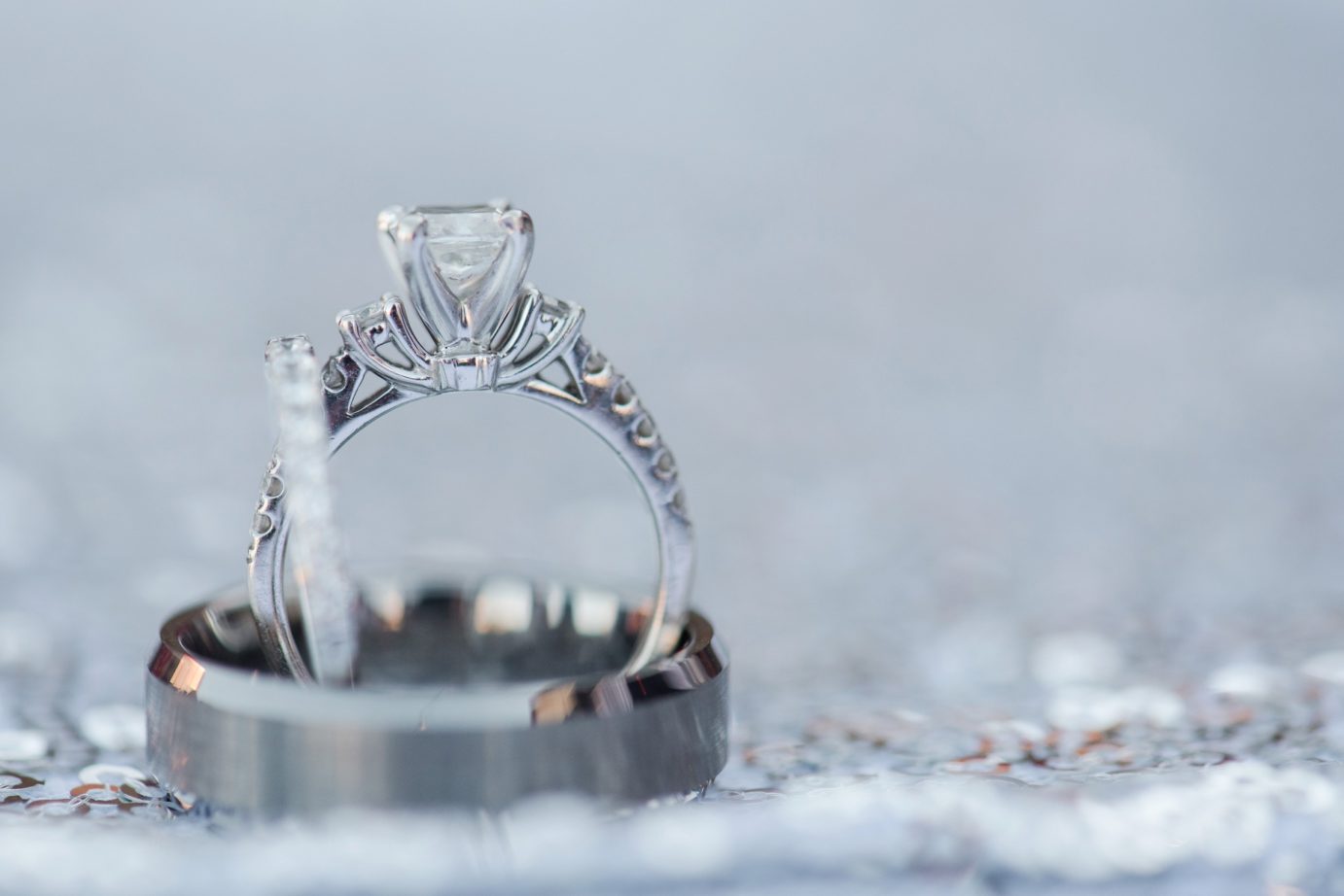 Tagaris Winery Wedding Custom Wedding Ring Photo