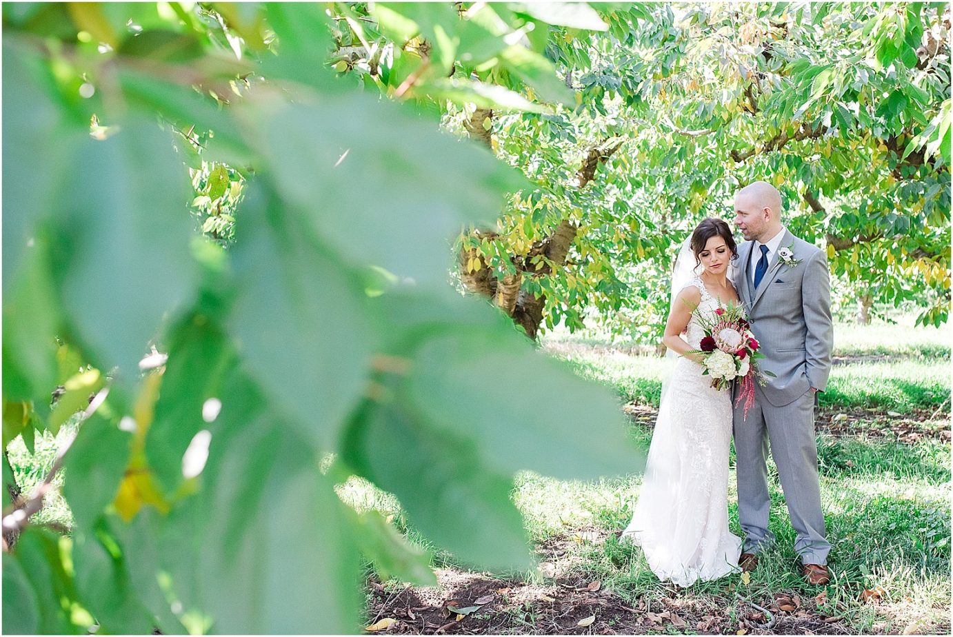 Fontaine Estates Winery Wedding Bride and groom formals photo