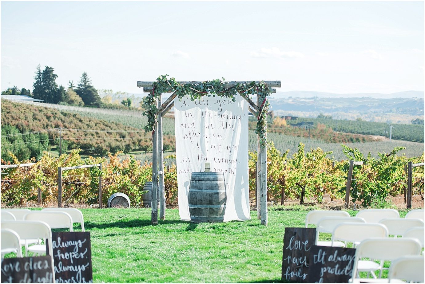Fontaine Estates Winery Wedding Ceremony Site photo