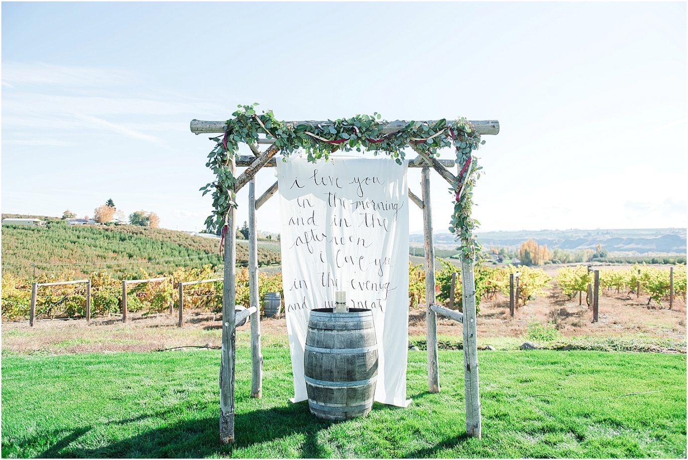 Fontaine Estates Winery Wedding Ceremony Site photo