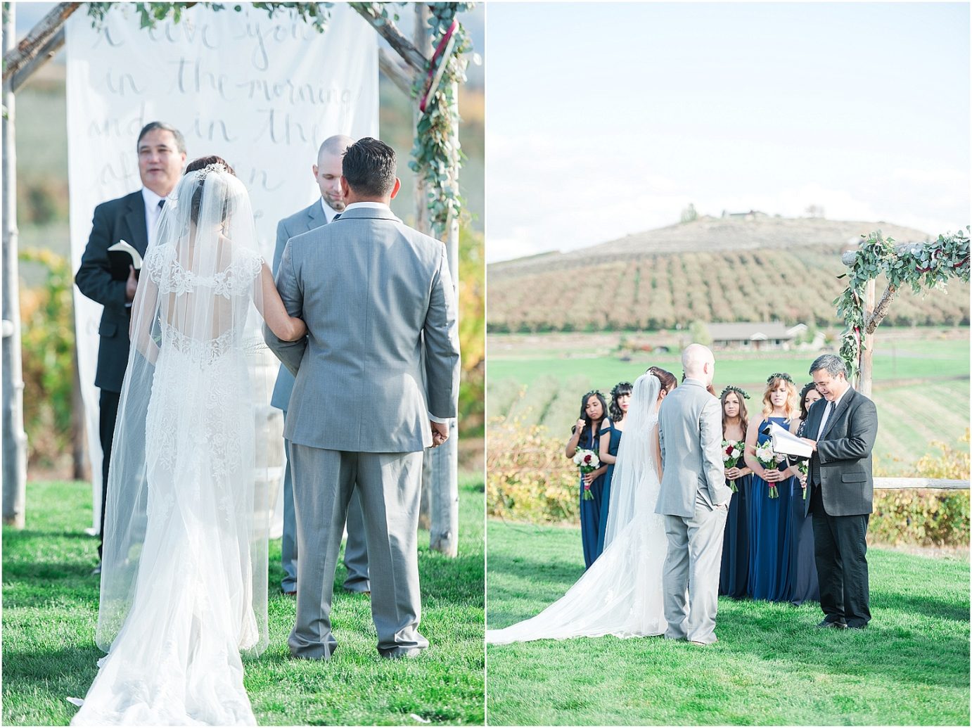 Fontaine Estates Winery Wedding Ceremony photo