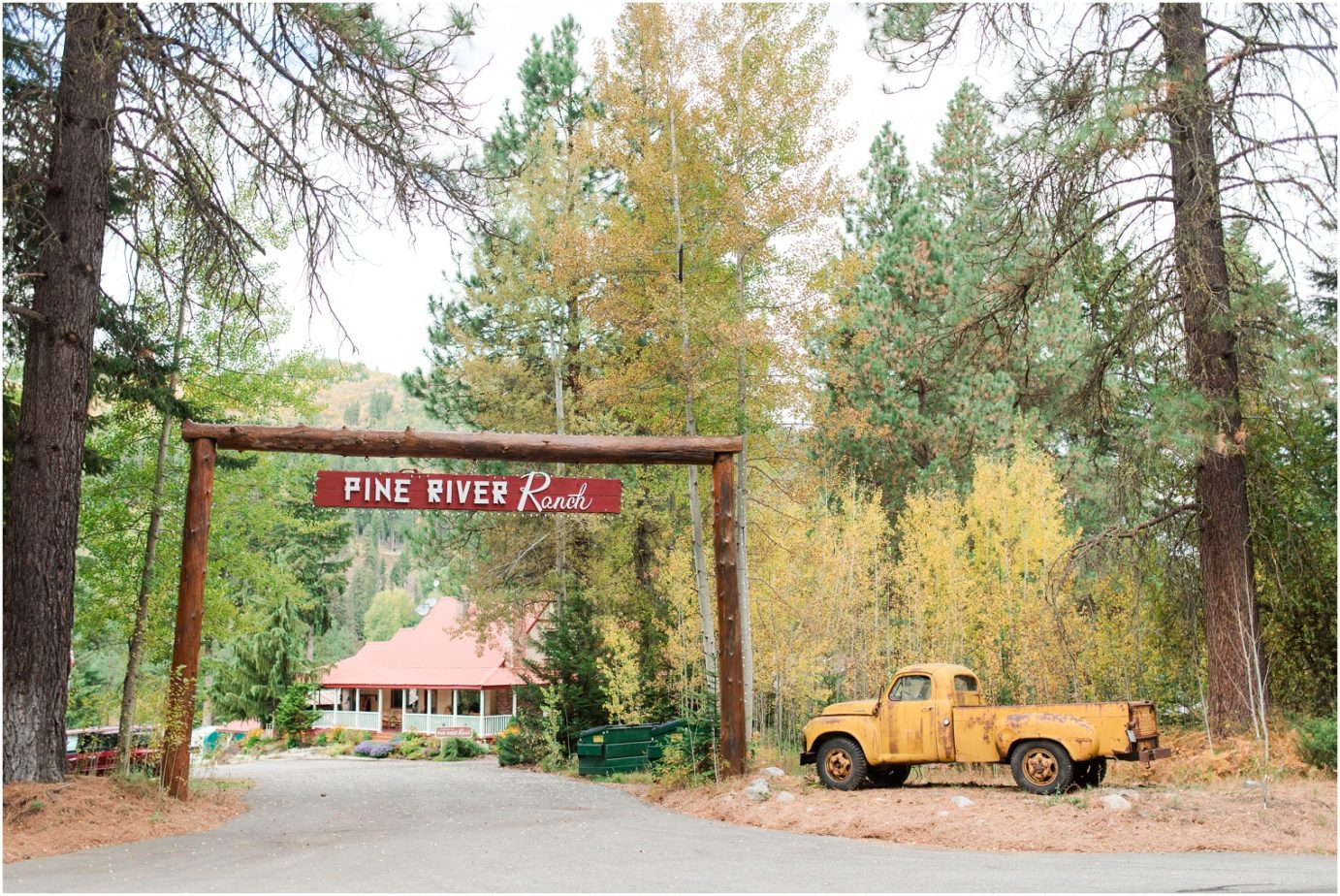 Pine River Ranch Wedding Front Entrance