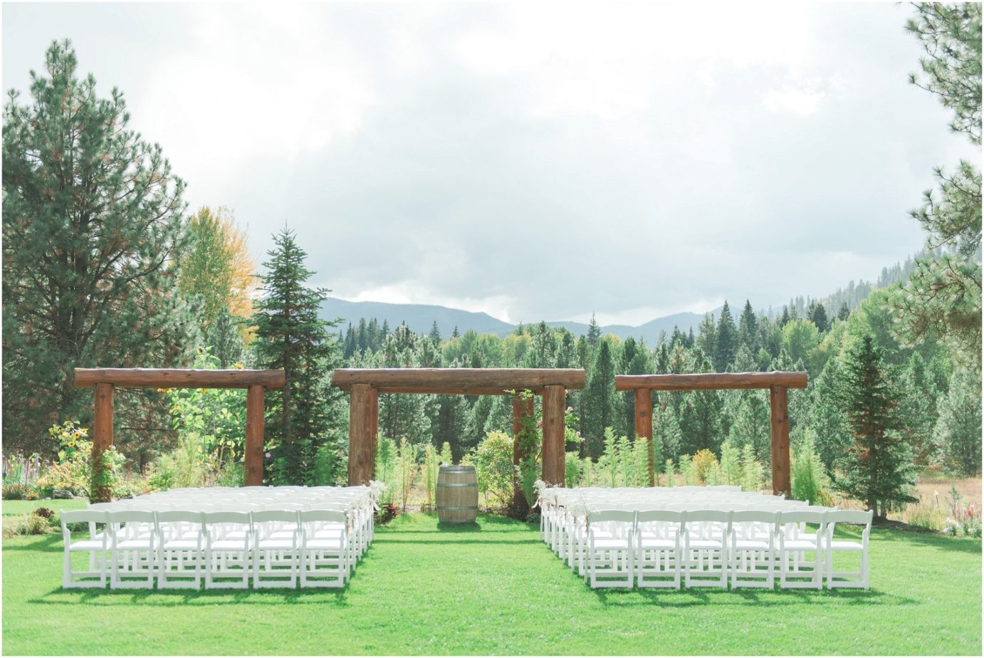 Pine River Ranch Wedding Ceremony Site Photo