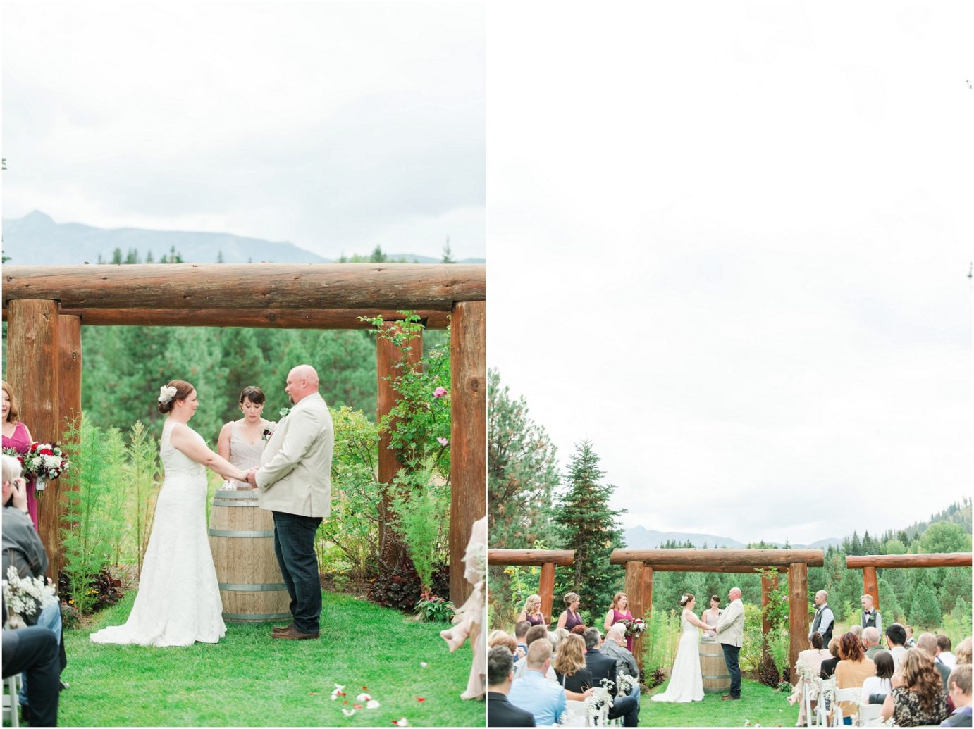 Pine River Ranch Wedding Ceremony Photo