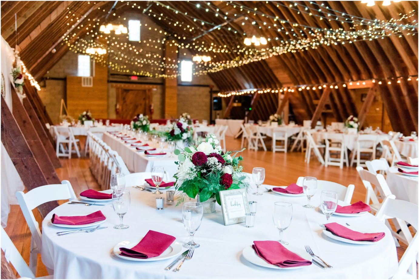Pine River Ranch Wedding Reception Details Photo