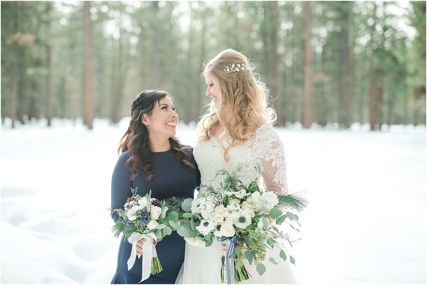 Five Pine Lodge Wedding Sisters OR Photographer