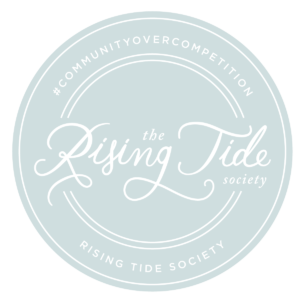 the Risilng tide society logo
