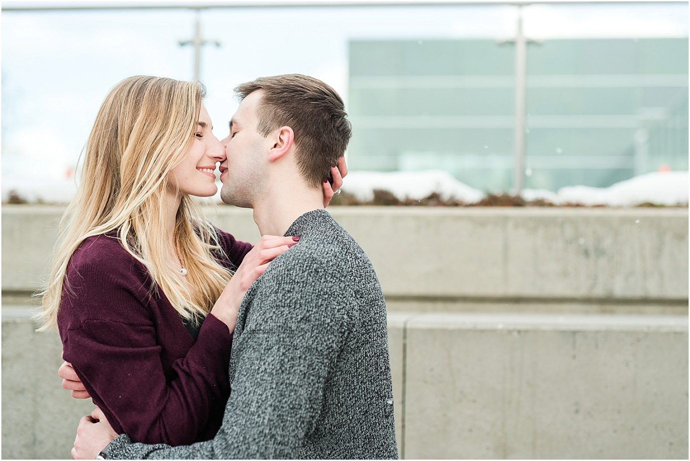 Spokane Engagement Session by the convention center