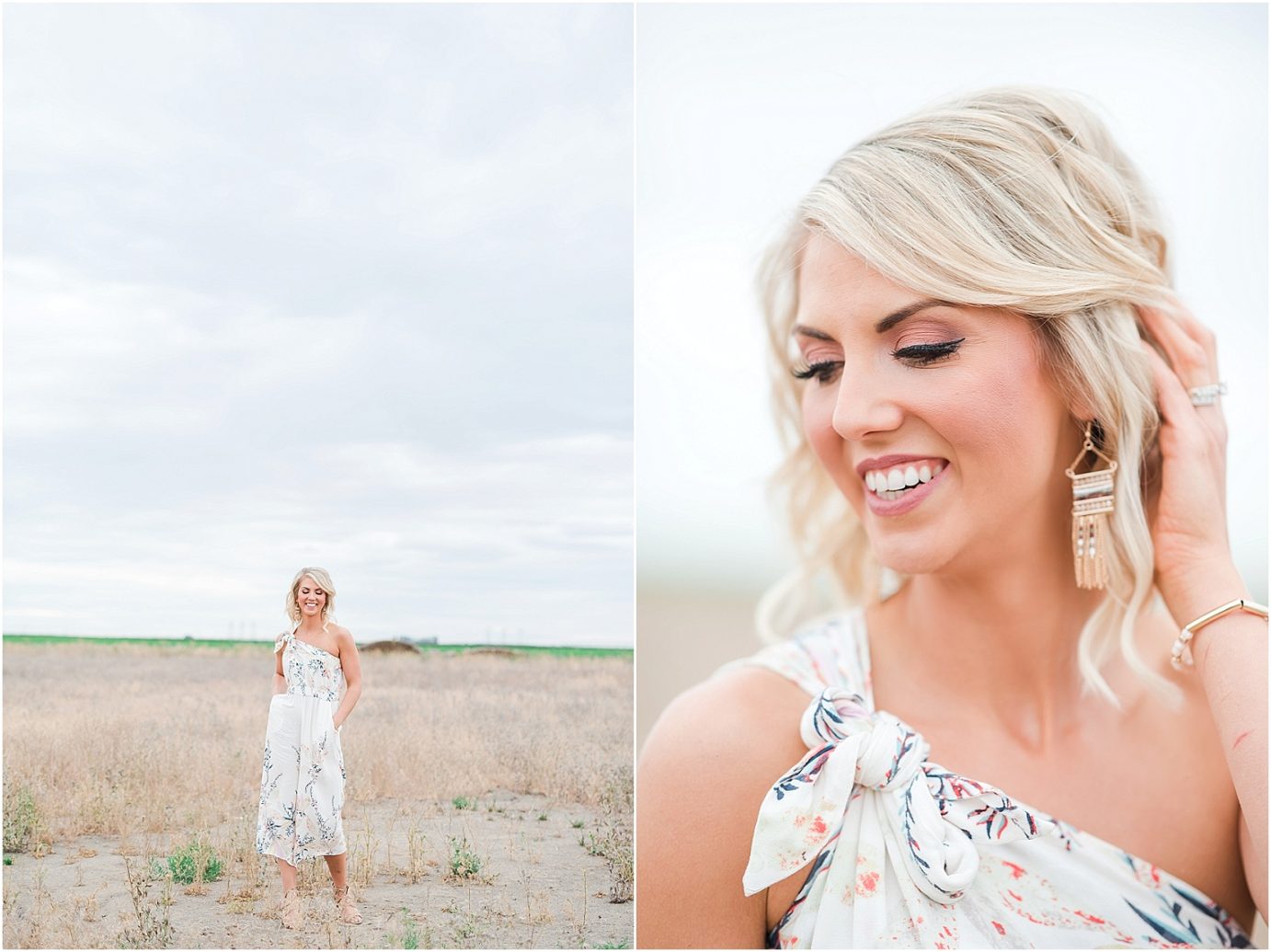 Desert Portrait Session with Mrs. Washington 2017 Deidra in a romper with cute bow