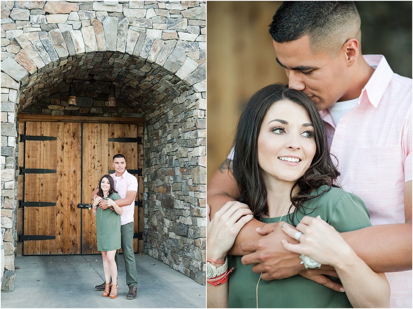Hacket Ranch Engagement Session Yakima Photographer Jorge and Robin next to the winery