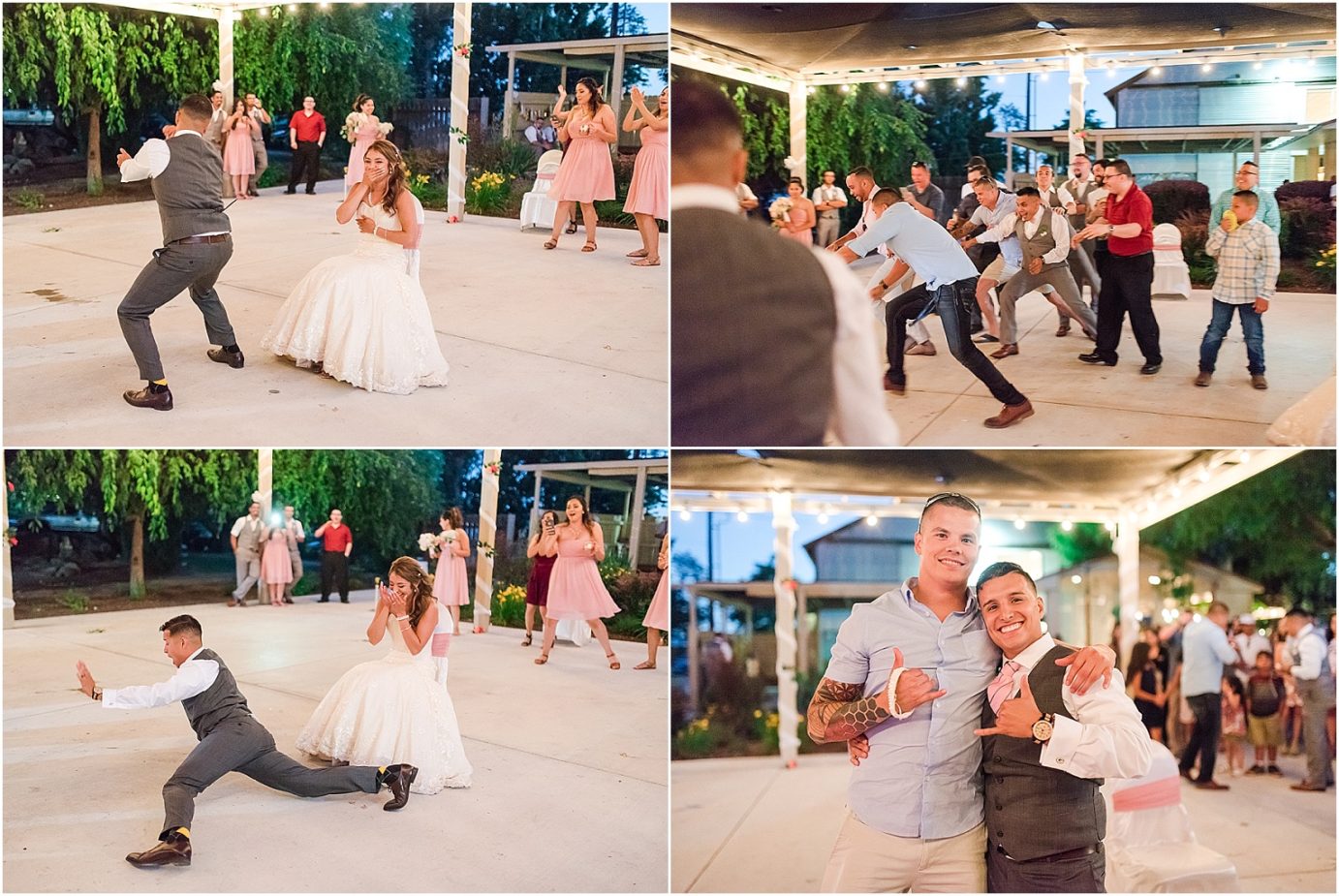 Shadow Lake Ranch Wedding Prosser Photographer Jorden and Jeanette garter toss
