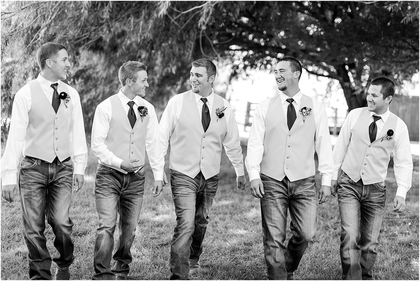 Shadow Lake Ranch Wedding Prosser Photographer Chris and Whitney groom with groomsmen