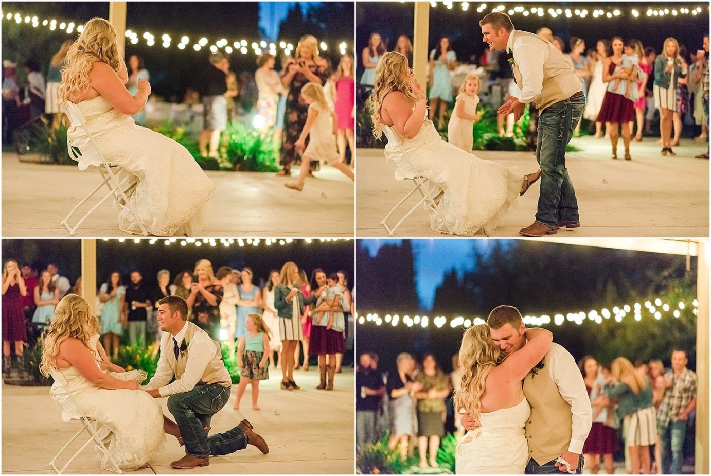 Shadow Lake Ranch Wedding Prosser Photographer Chris and Whitney garter toss