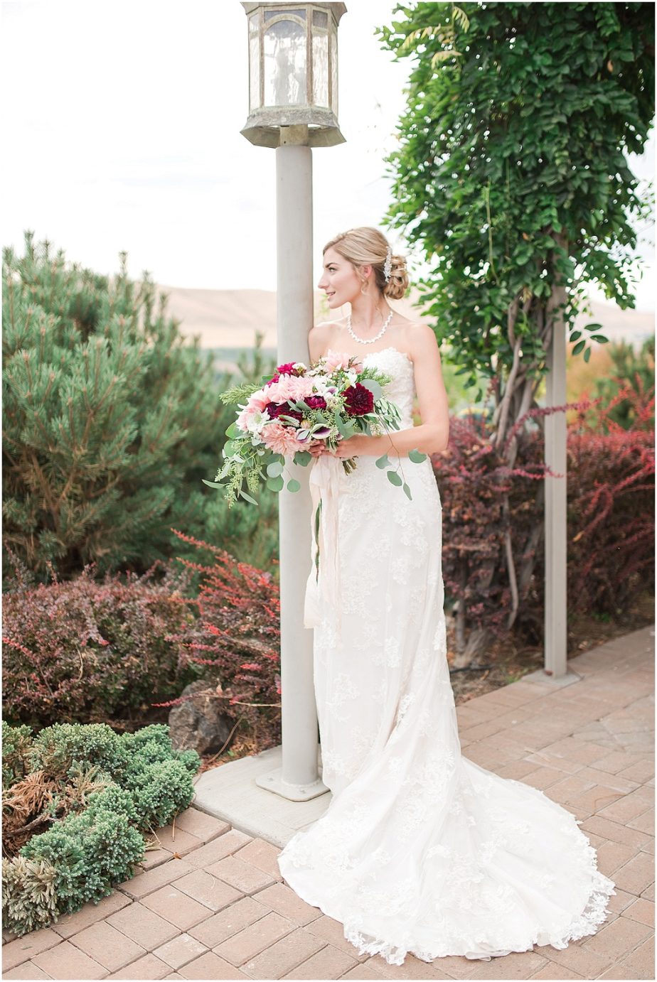 Terra Blanca Winery Wedding Benton City Photographer Armin and Kendall bridal portrait