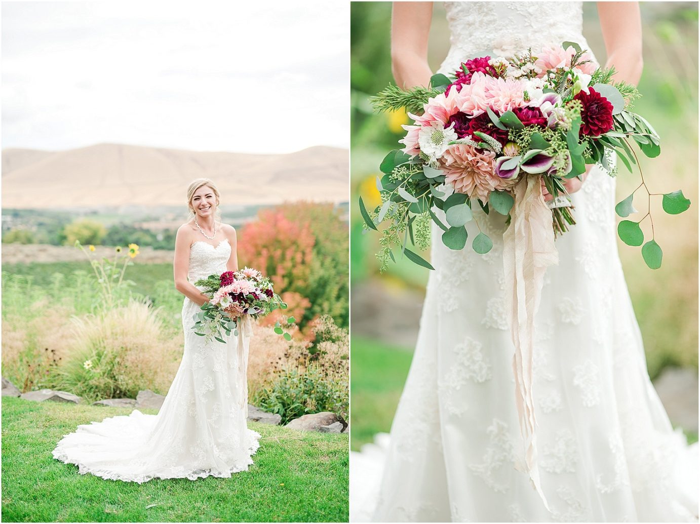 Terra Blanca Winery Wedding Benton City Photographer Armin and Kendall bridal portrait