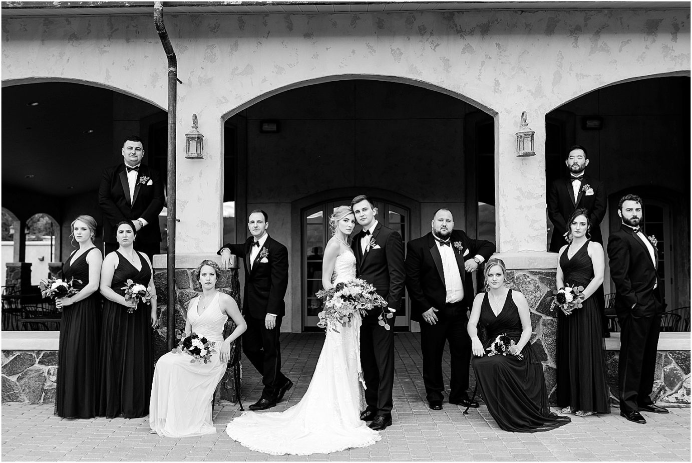 Terra Blanca Winery Wedding Benton City Photographer Armin and Kendall wedding party