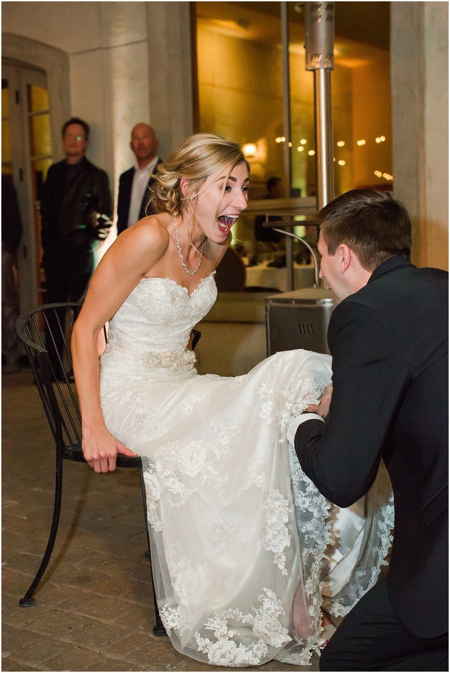 Terra Blanca Winery Wedding Benton City Photographer Armin and Kendall garter toss
