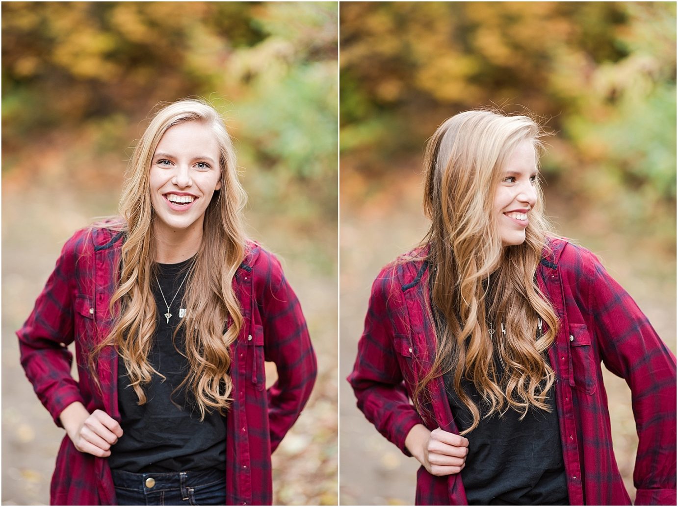 Emily Eastmont High Class of 2018 Wenatchee Photographer senior girl in fall foliage