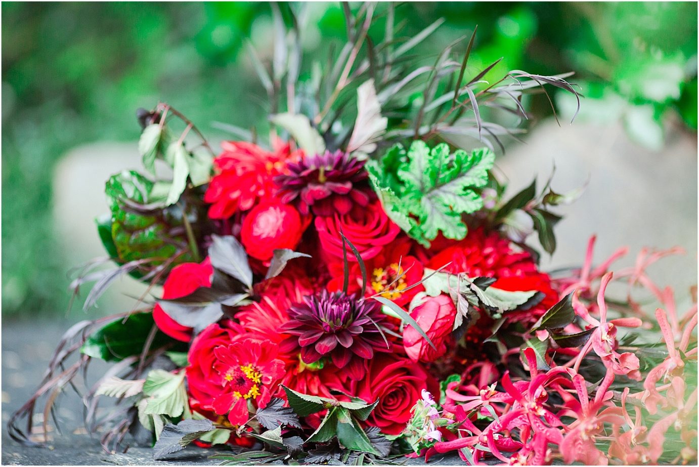 Ohme Garden Wedding Wenatchee Photographer Billy and Mali bridal bouquet