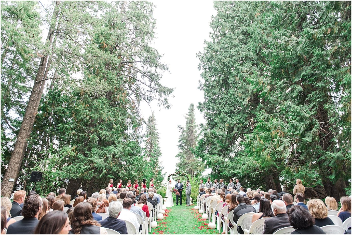 Ohme Garden Wedding Wenatchee Photographer Billy and Mali ceremony photo