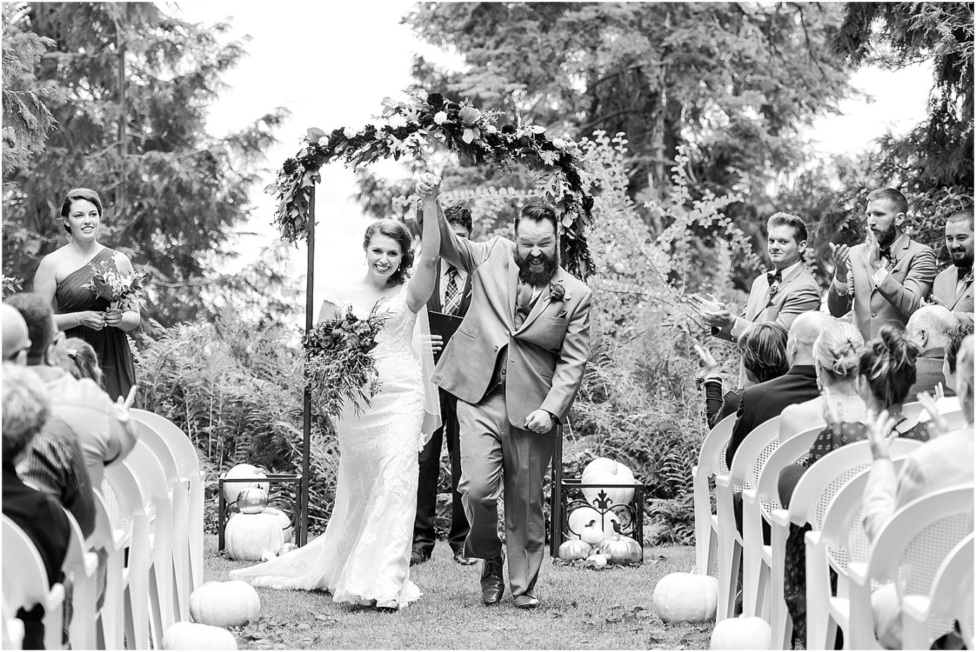 Ohme Garden Wedding Wenatchee Photographer Billy and Mali ceremony photo