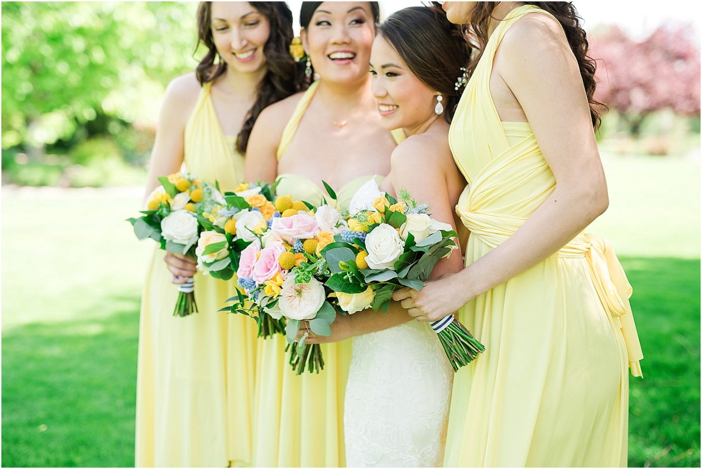 Favorite wedding flowers of 2017 For brides yellow and pink wedding flowers