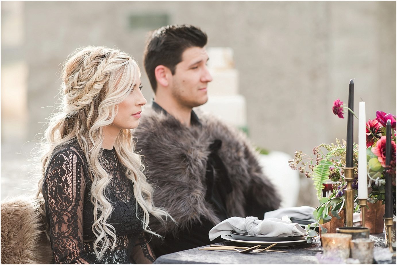 Game of Thrones wedding inspiration Goldendale WA Styled Shoot jon snow and daenerys
