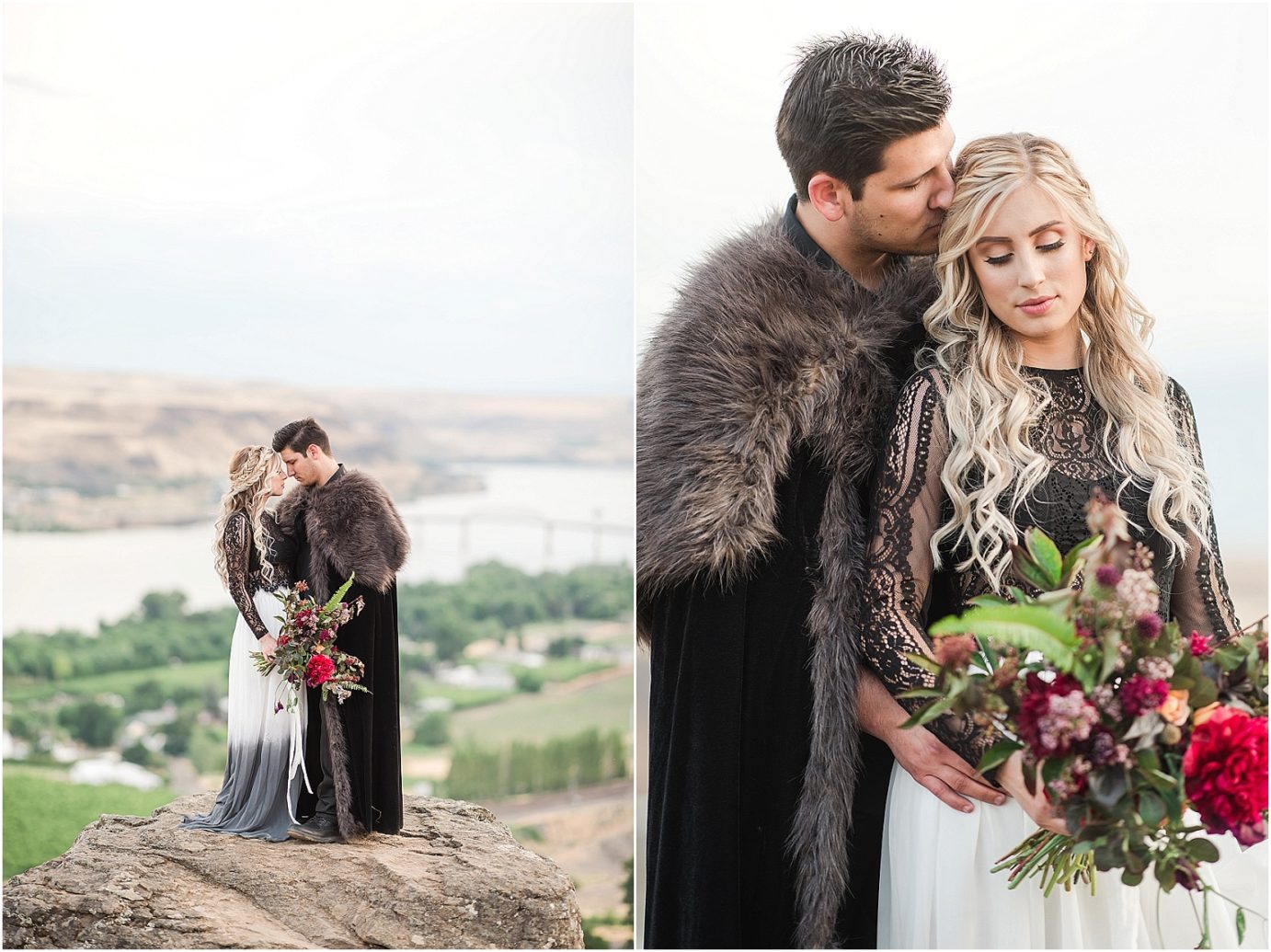 Game of Thrones wedding inspiration Goldendale WA Styled Shoot jon snow and daenerys