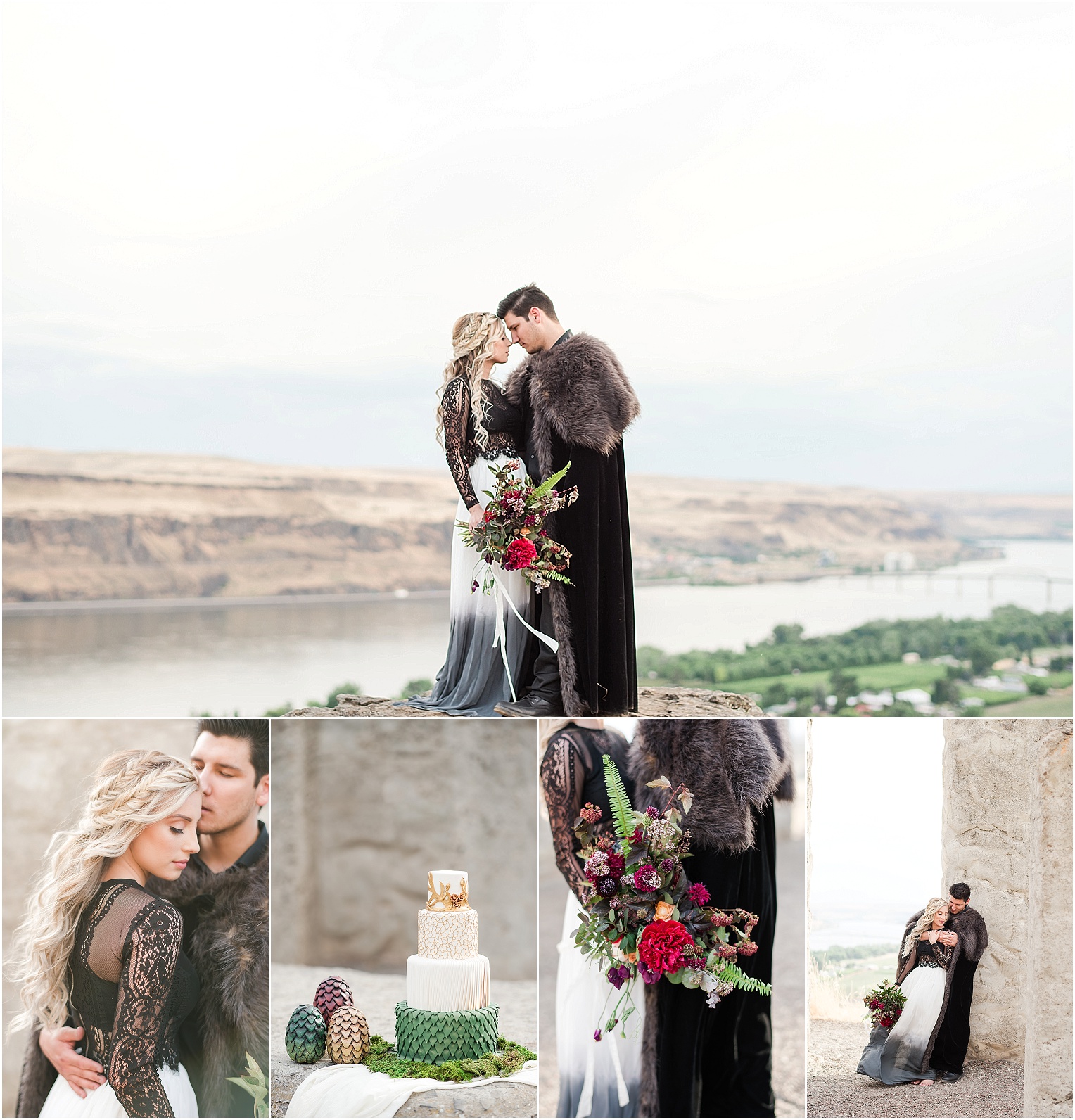 Game of Thrones wedding inspiration Goldendale WA Styled Shoot