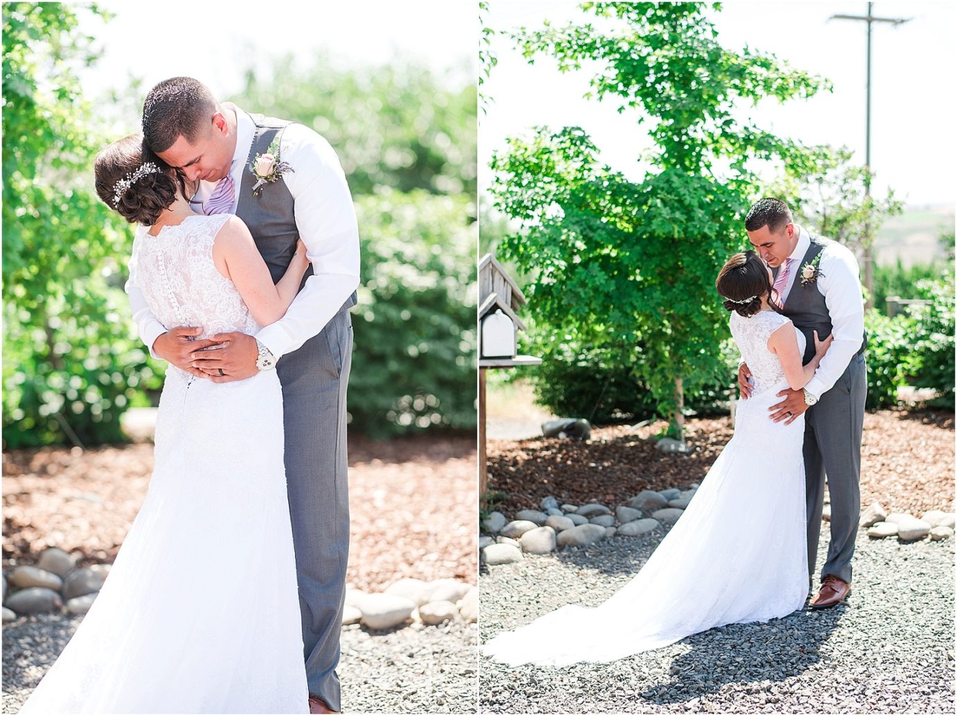 Fontaine Estates Winery Wedding Naches WA Jorge and Robin first look