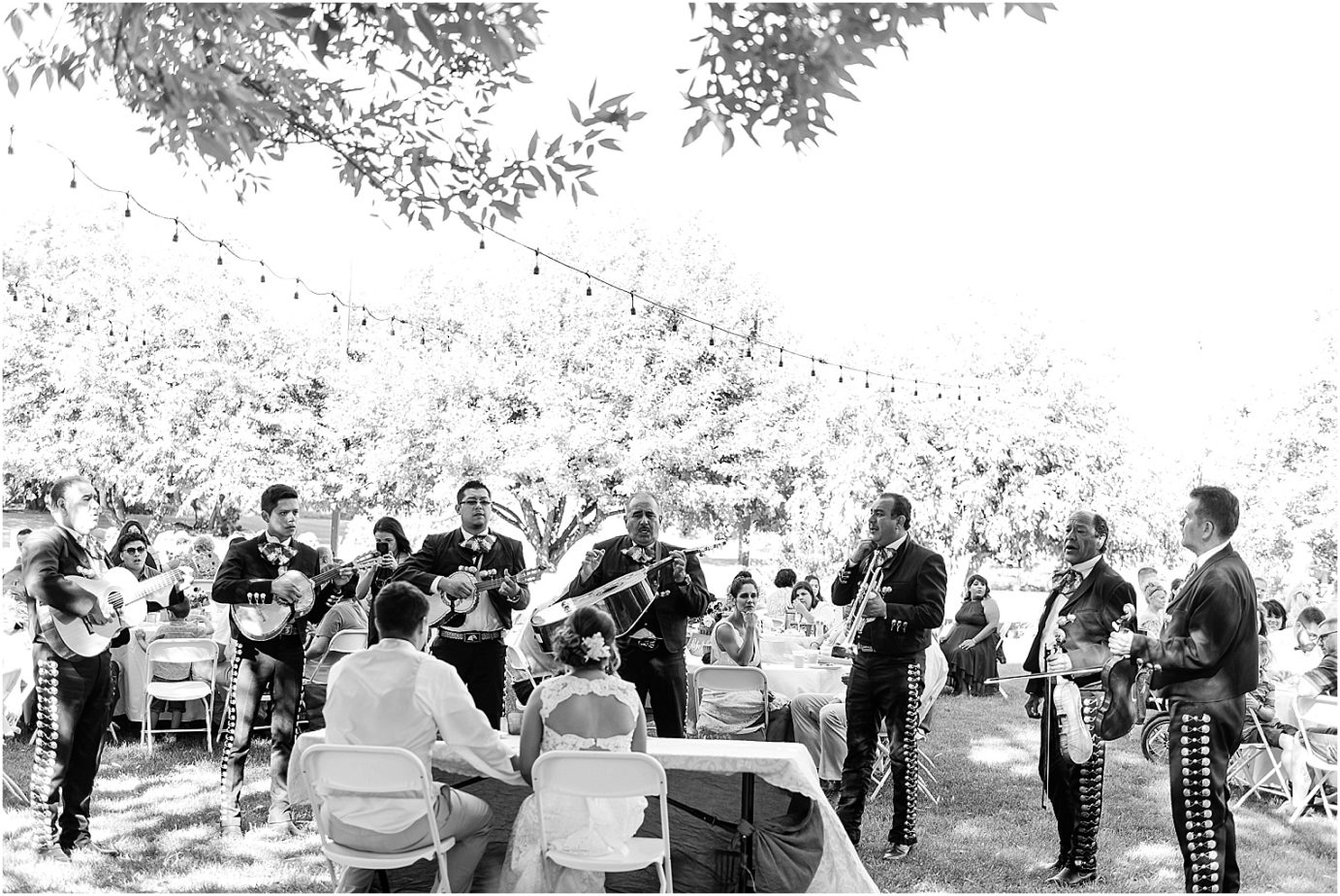 Shadow Lake Ranch Wedding Prosser WA Jeff and Rocio mariachi band