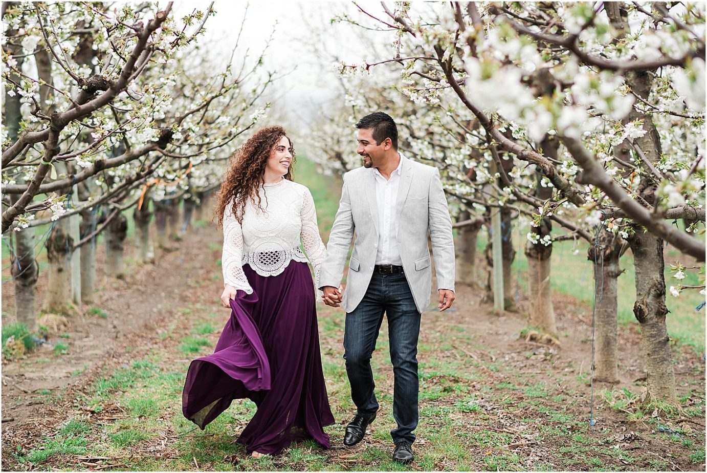 Favorite engagement photos of 2018 Misty C Photography Blog cherry blossom session