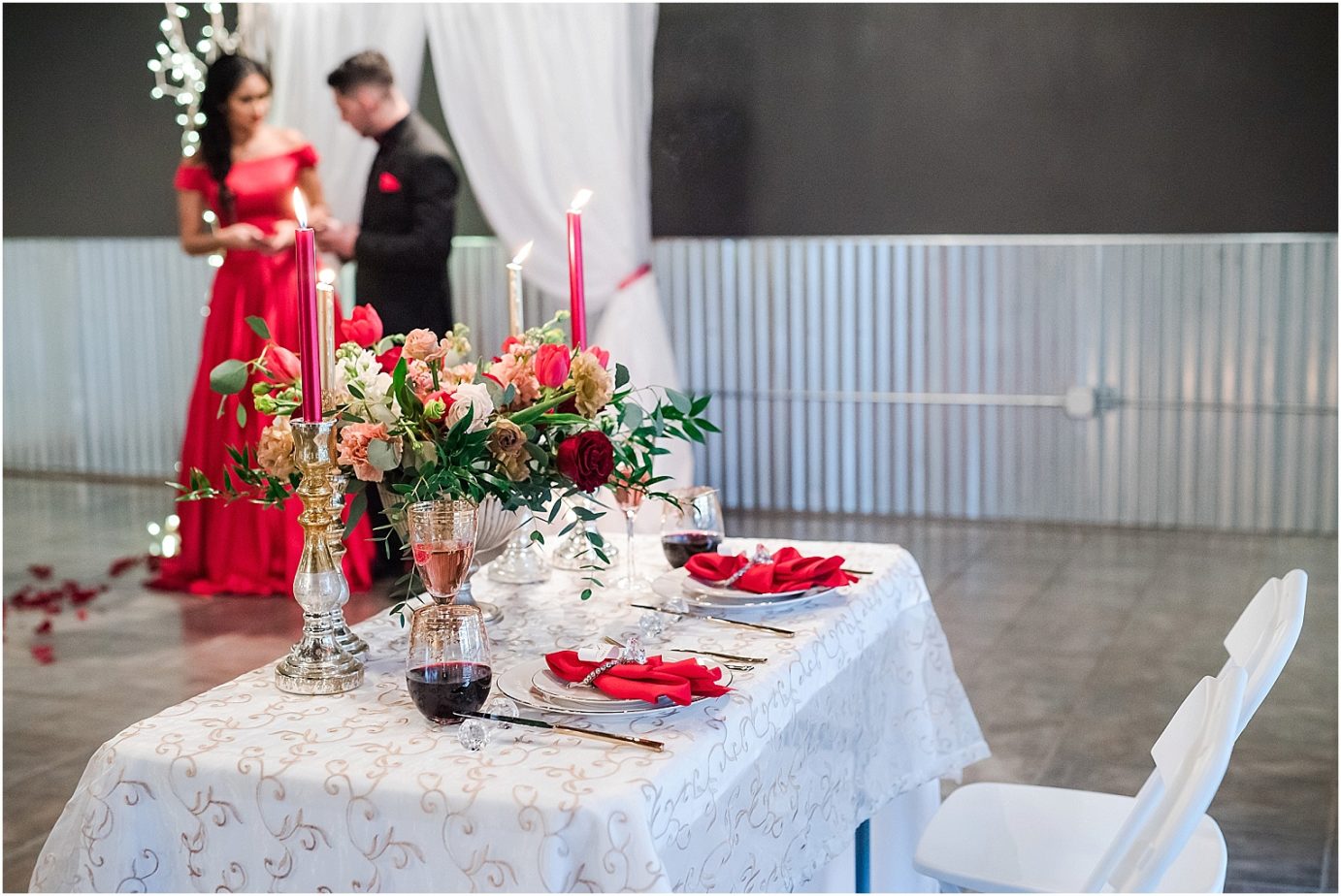Valentine's Day Inspired Shoot Hermiston Wedding Photographer Hermiston OR sweetheart table