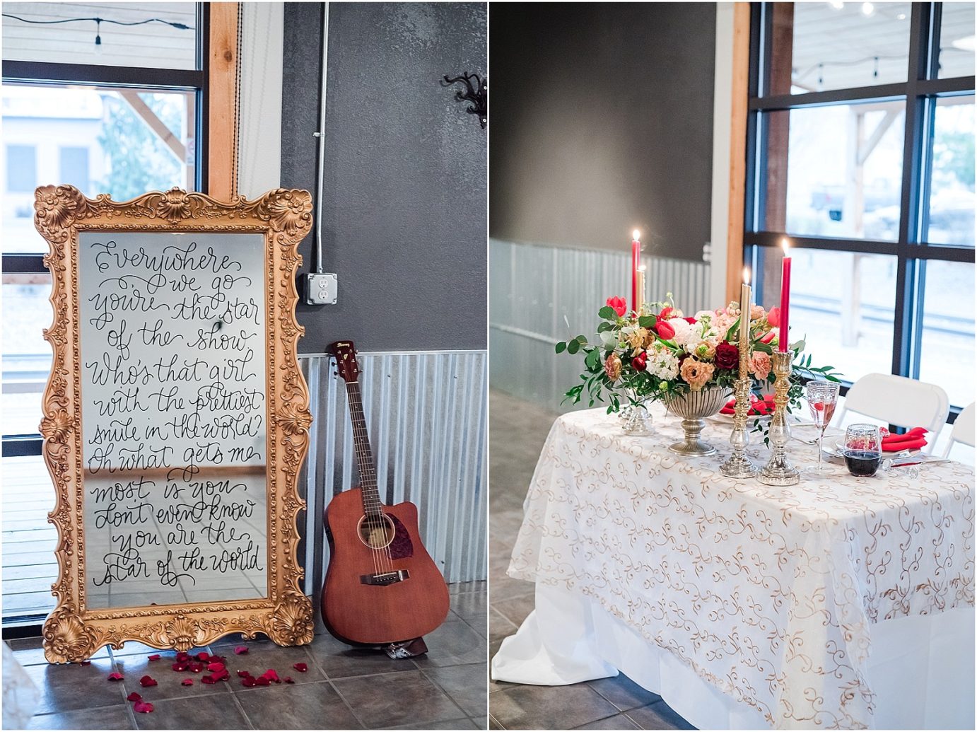 Valentine's Day Inspired Shoot Hermiston Wedding Photographer Hermiston OR sweetheart table
