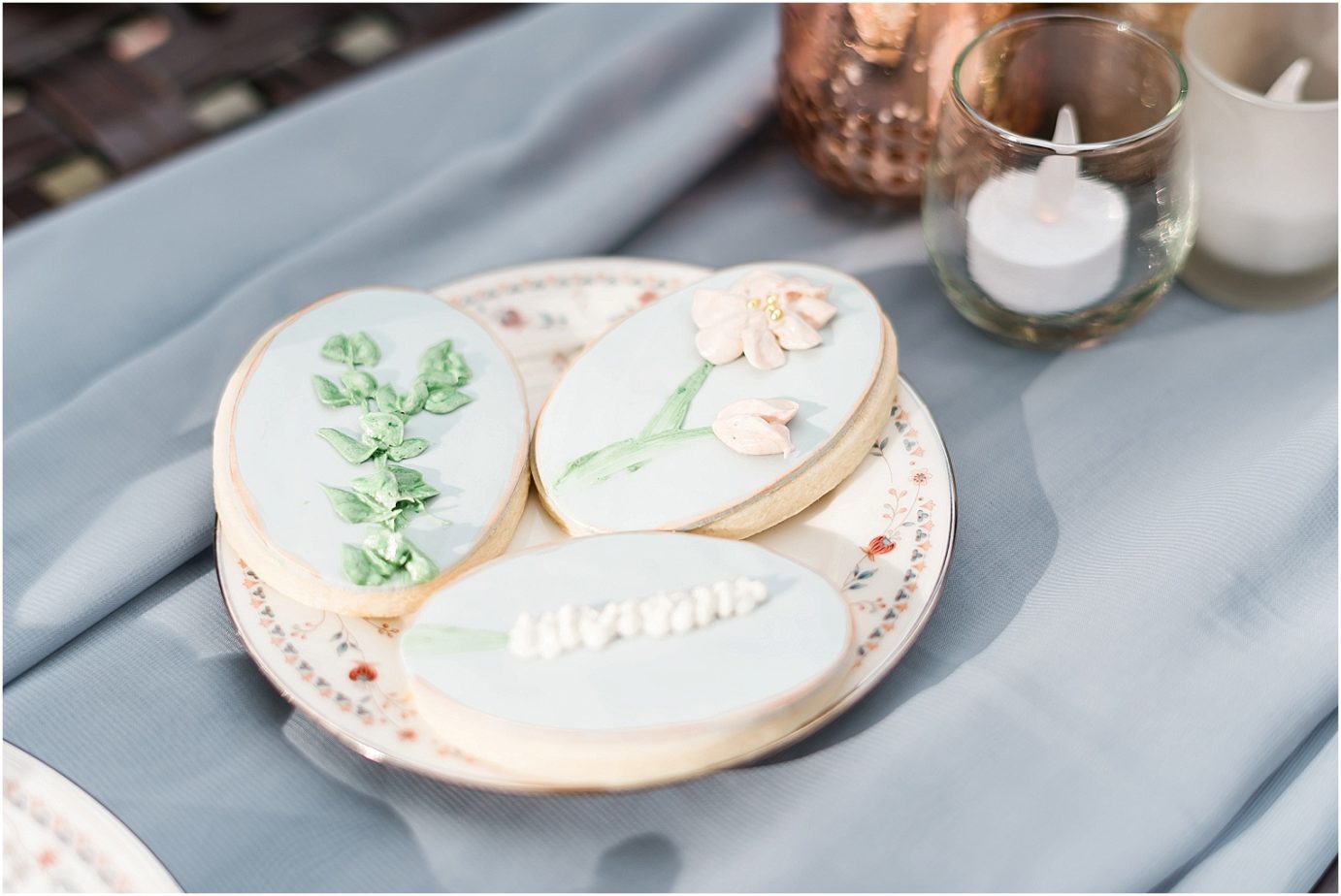 Oakshire Estate Wedding Inspiration shoot garden party cookie favors