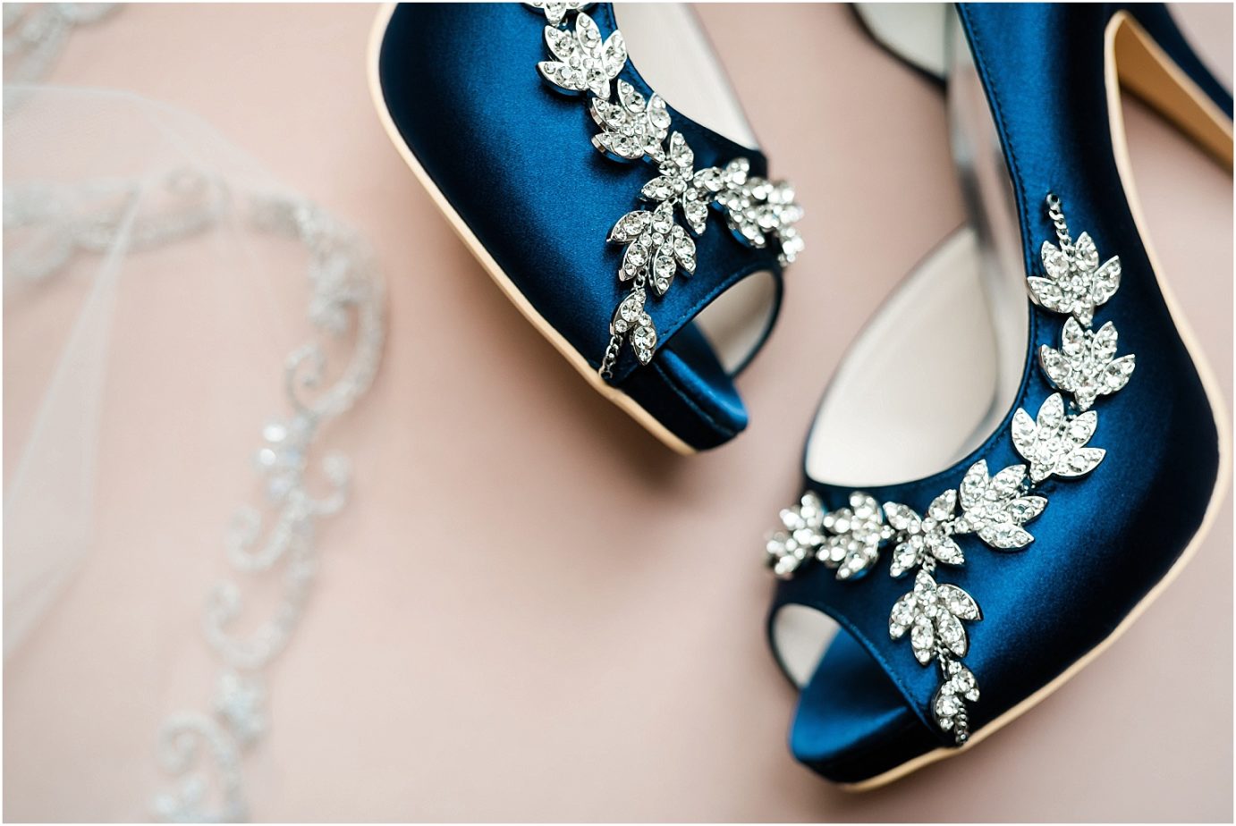 Laurel Creek Manor Wedding bride's shoes