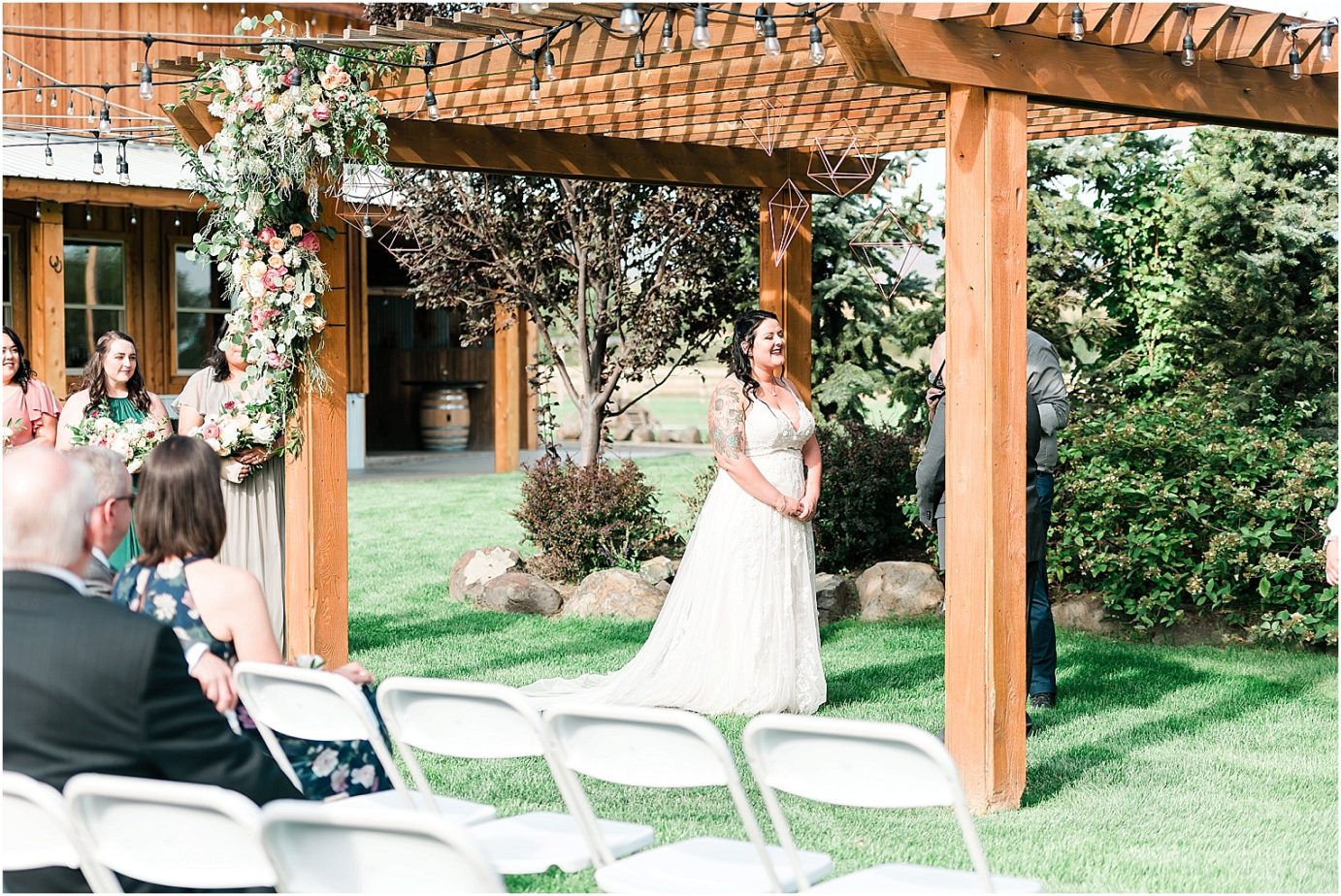 McIntosh Ranch Wedding Gemma and Forrest Ellensburg Photographer ceremony details