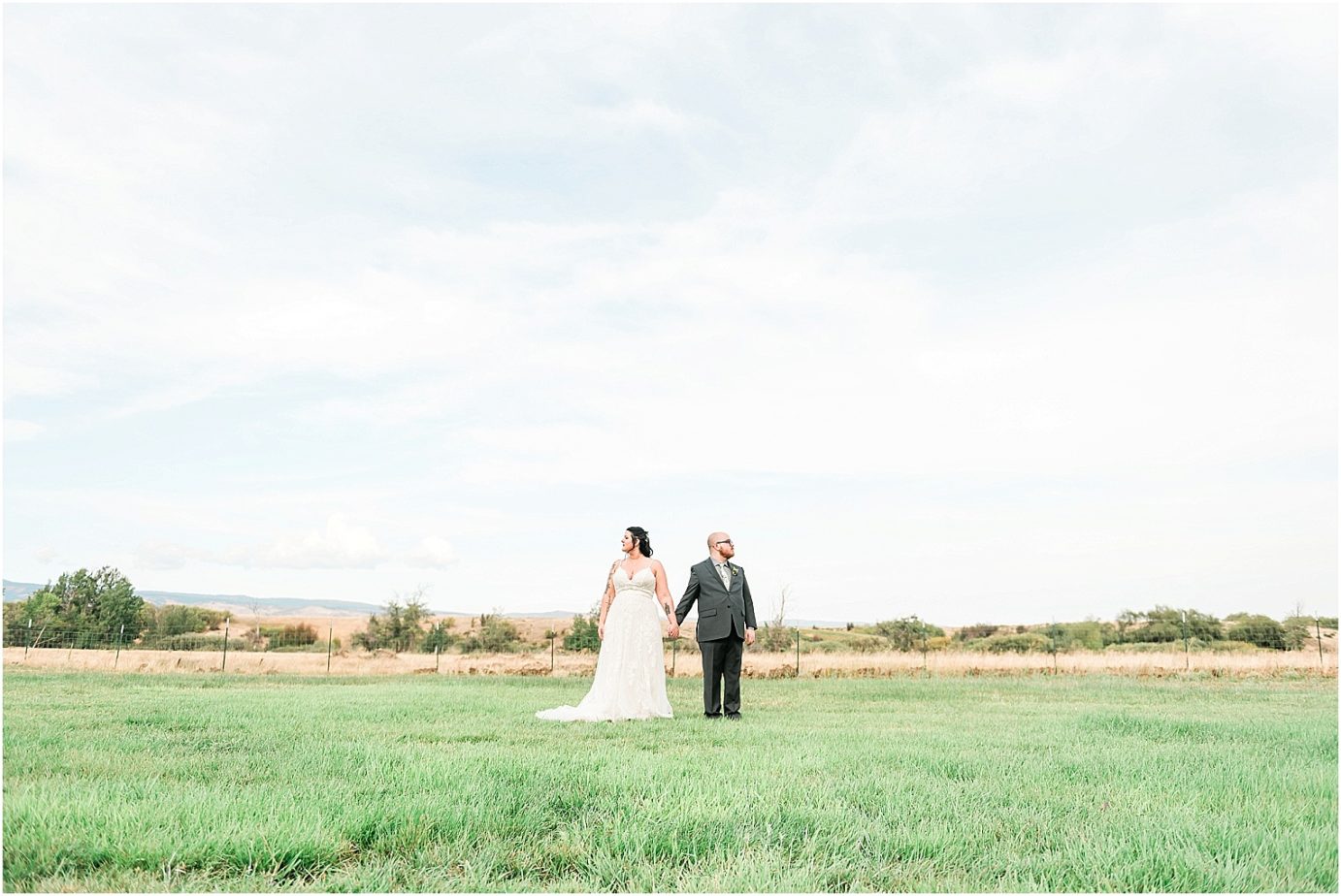 McIntosh Ranch Wedding Gemma and Forrest Ellensburg Photographer just married portraits