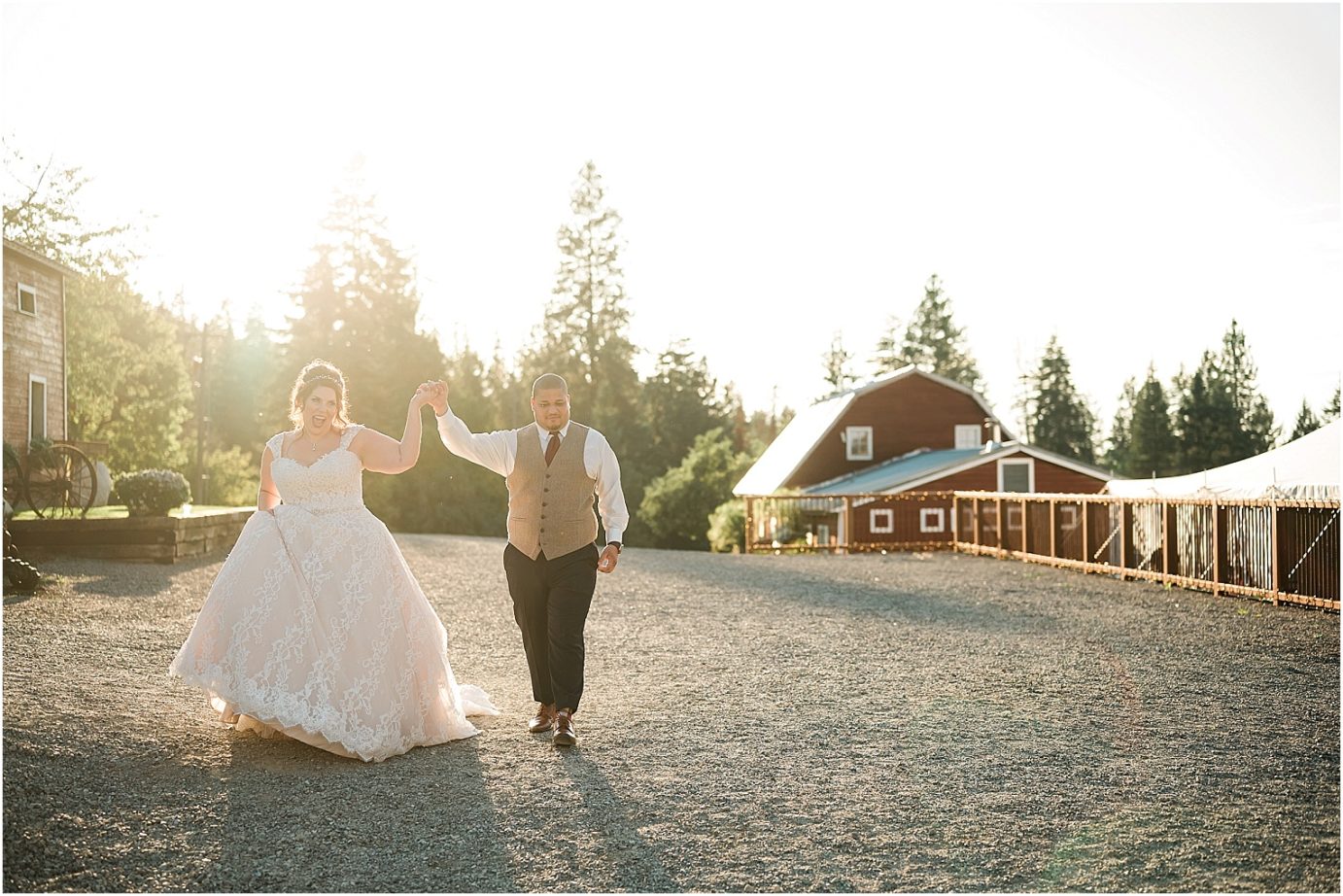 Settler's Creek Wedding Couer D'alene Photographer Miguel and Sara grand entrance
